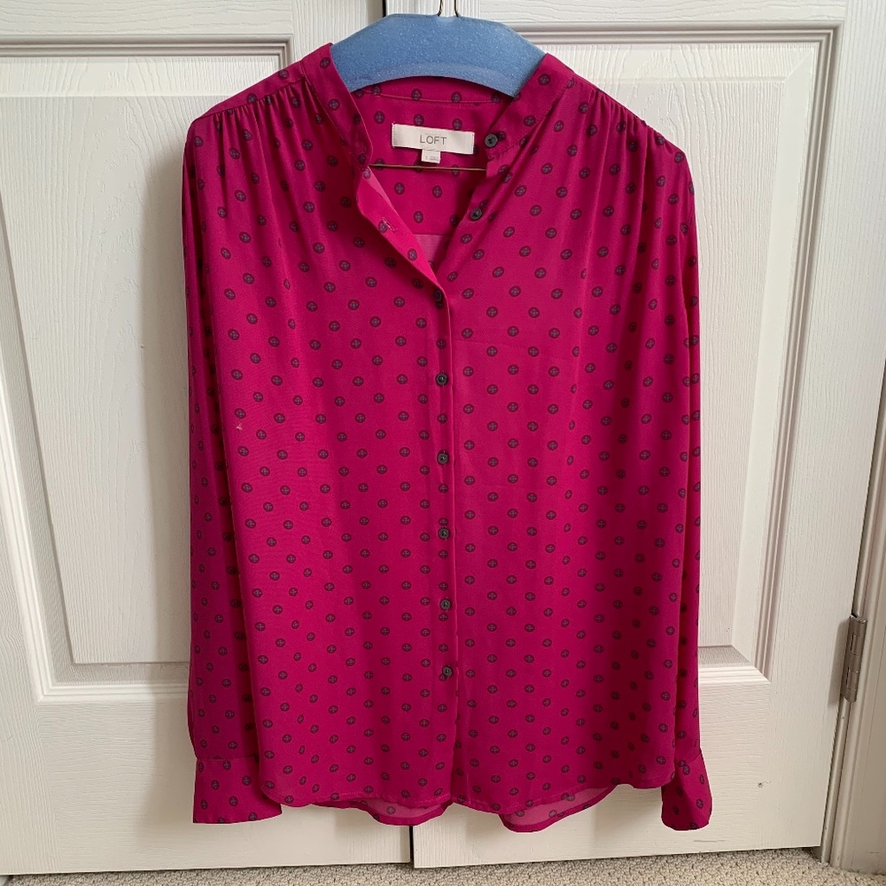 Hot Pink Blouse